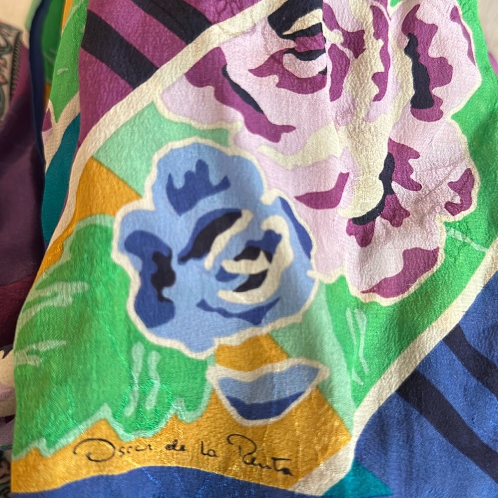 Oscar de la renta scarf